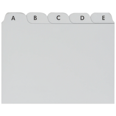 Karteiregister A-Z | A7, grau