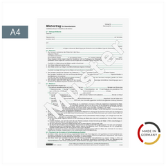 Formular „Mietvertrag für Gewerberäume“ | A4