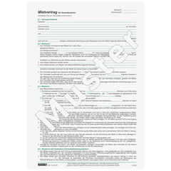 Formular „Mietvertrag für Gewerberäume“ | A4
