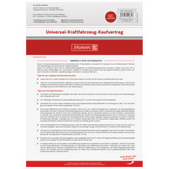 Formular „Universal Kfz-Kaufvertrag“ | A4