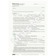 Formular „Mietvertrag für Wohnungen“ | A4