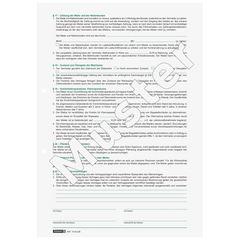 Formular „Vertrag für die Vermietung eines Hauses“ | A4