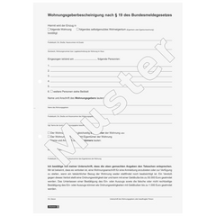 Formular „Vertrag für die Vermietung eines Hauses“ | A4