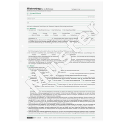 Formular „Vertrag für die Vermietung eines Hauses“ | A4