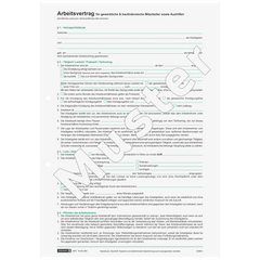 Formular „Arbeitsvertrag für gewerbliche Arbeitnehmer“ | A4
