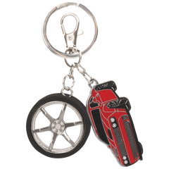 Schlüsselanhänger Fast Wheels | rot/schwarz