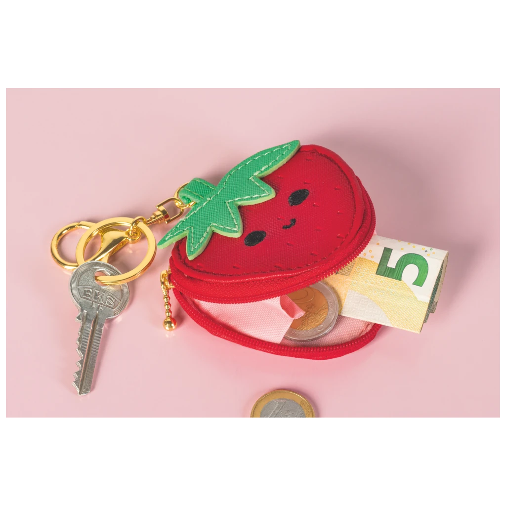 Schlüsselanhänger Fruity Love | rot/grün