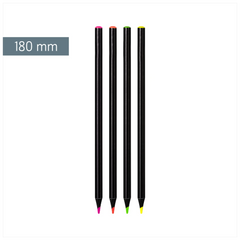 Buntstift „Neon“ | rund, sortiert