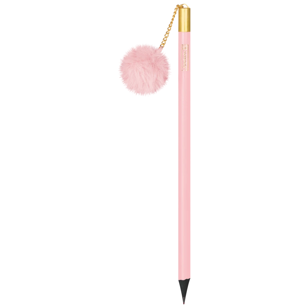 Bleistift „Bommel“ Colour Code | HB, rund, rose