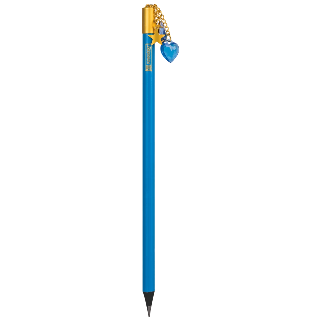 Bleistift „Herz“ Colour Code | HB, rund, azur