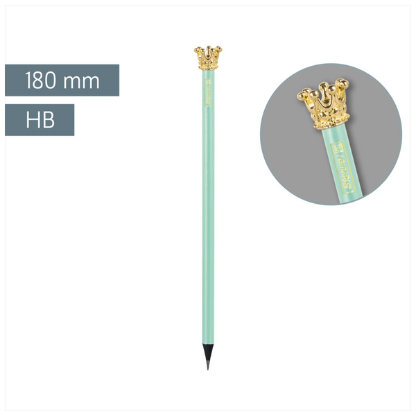 Bleistift „Krone“ Colour Code | HB, rund, mint