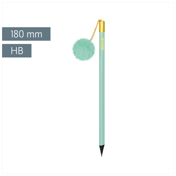 Bleistift „Bommel“ Colour Code | HB, rund, mint