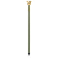 Bleistift „Krone“ Colour Code | HB, rund, olive