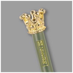Bleistift „Krone“ Colour Code | HB, rund, olive
