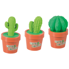 Dosenspitzer mit Radiergummi „Kaktus“ | sortiert