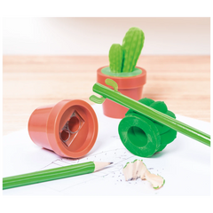 Dosenspitzer mit Radiergummi „Kaktus“ | sortiert