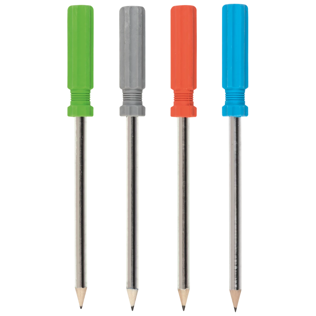 Bleistift mit Radiergummi „Schraubenzieher“ | HB, rund, sortiert