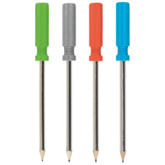 Bleistift mit Radiergummi „Schraubenzieher“ | HB, rund, sortiert