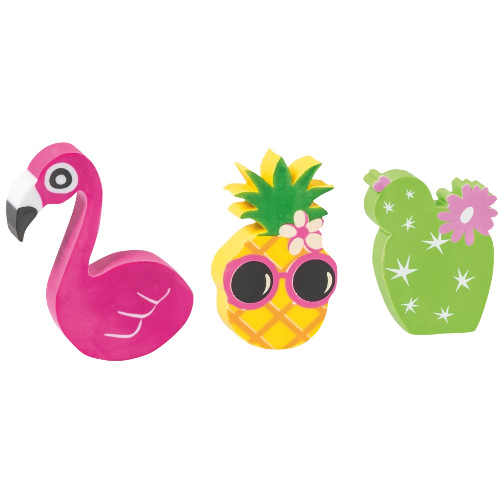 Radiergummi-Set „Tropical“ | 3 Stück
