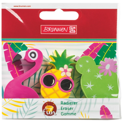 Radiergummi-Set „Tropical“ | 3 Stück