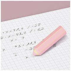 Radiergummi „Stift“ Colour Code 3D | rose