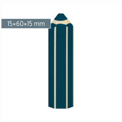 Radiergummi „Stift“ Colour Code 3D | denim