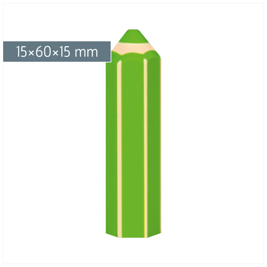 Radiergummi „Stift“ Colour Code 3D | kiwi