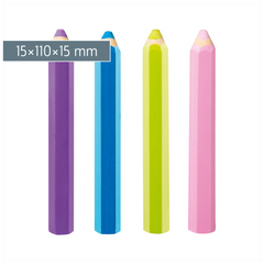 Radiergummi „Stift“ 3D | sortiert