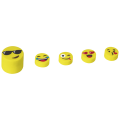 Radiergummi-Set „Happy“ | gelb, 9 Stück