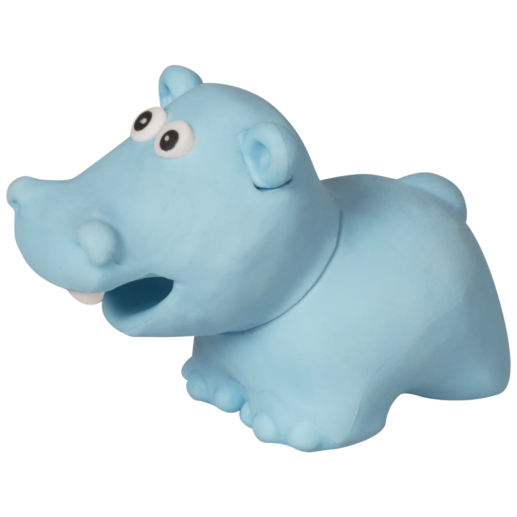 Radiergummi „Hippo“ 3D | hellblau