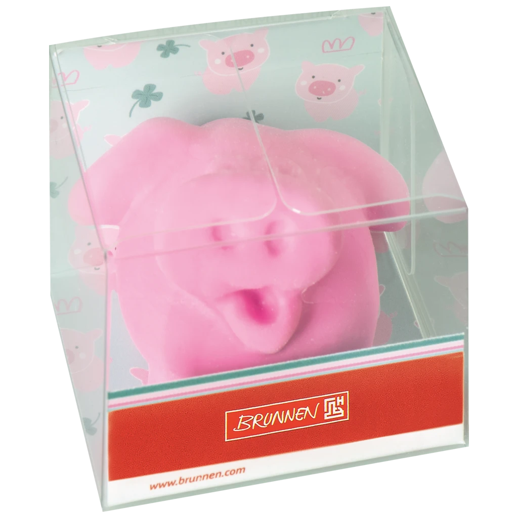 Radiergummi „Glücksschwein“ 3D | pink