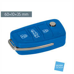 Radiergummi „Car Key“ Colour Code 3D | azur