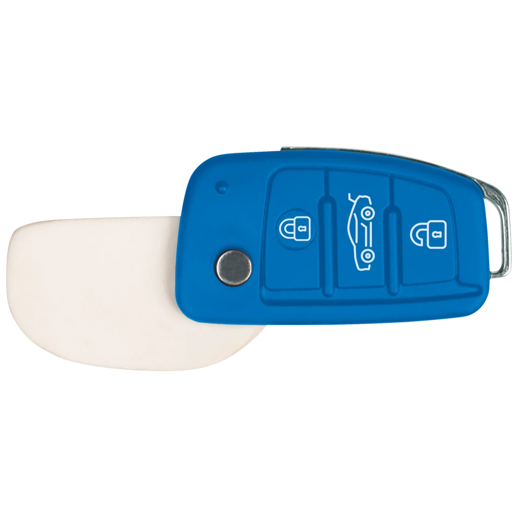 Radiergummi „Car Key“ Colour Code 3D | azur