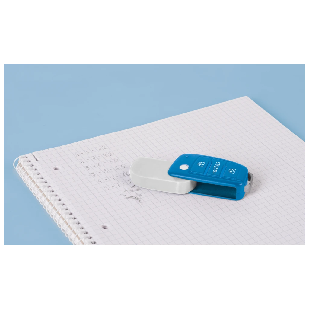 Radiergummi „Car Key“ Colour Code 3D | azur
