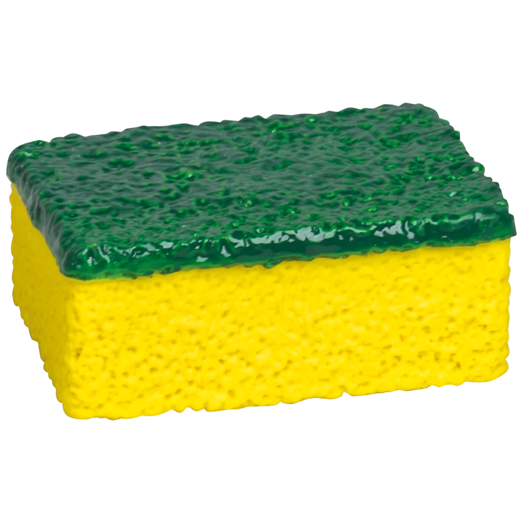 Radiergummi „Schwamm“ 3D | gelb/grün