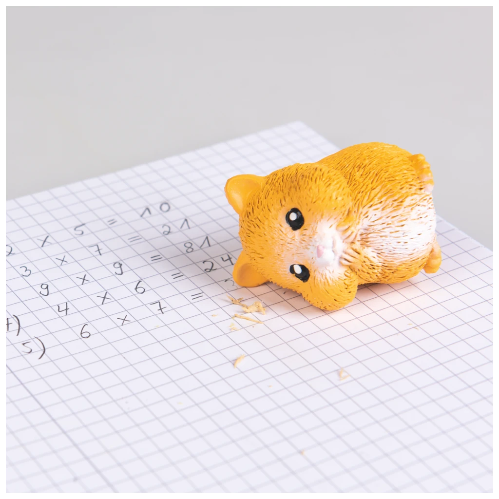 Radiergummi „Hamster“ 3D | gelb