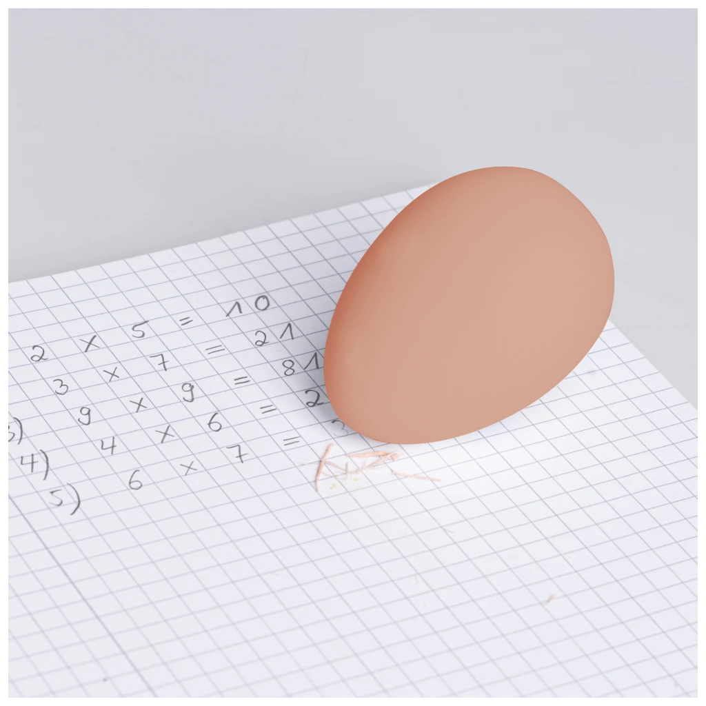 Radiergummi „Ei“ 3D | braun