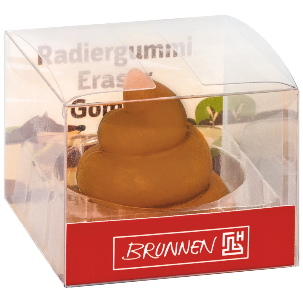 Radiergummi „Hunde Poop“ 3D | braun
