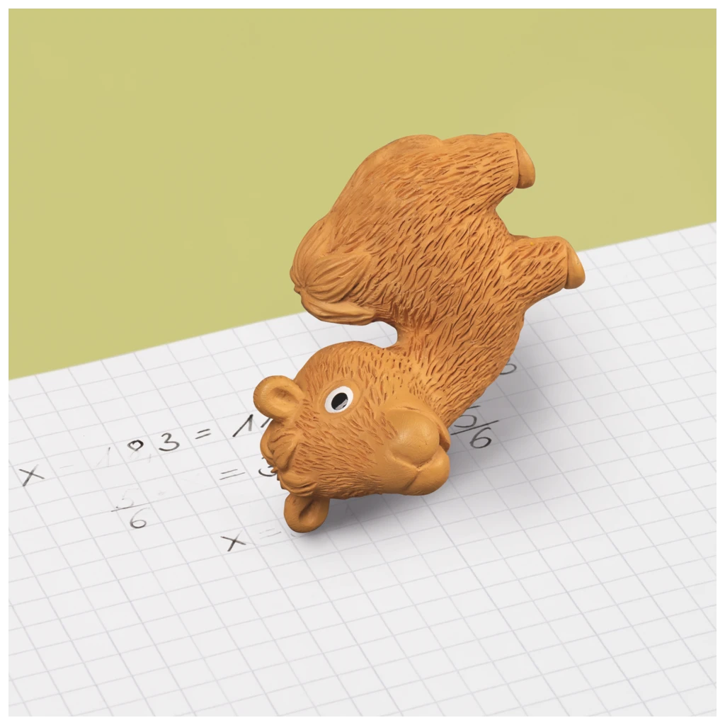 Radiergummi „Kamel Camelo“ 3D | braun