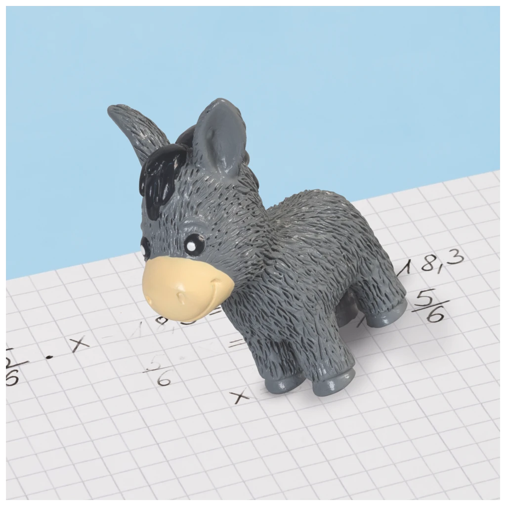 Radiergummi „Esel Don“ 3D | grau