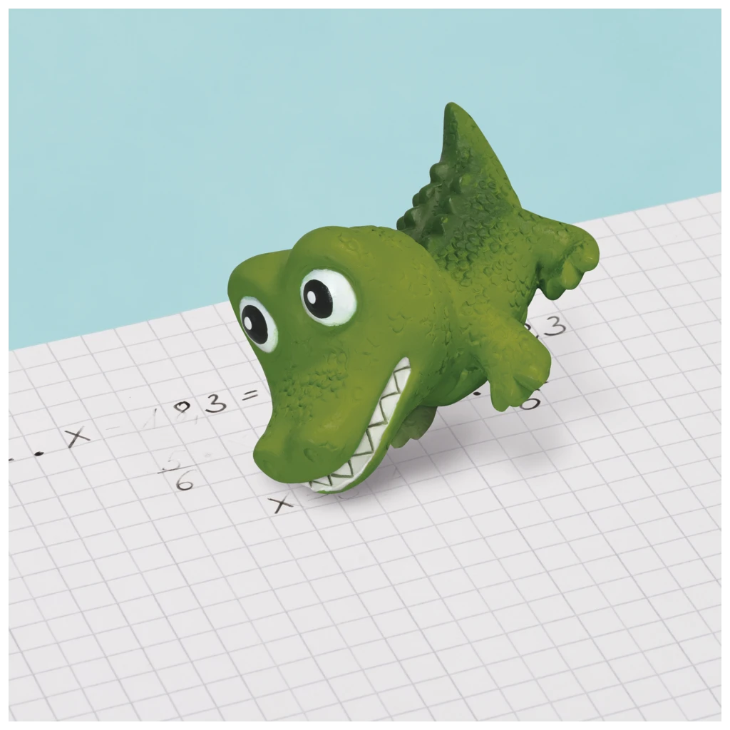Radiergummi „Kroko Ally“ 3D | grün
