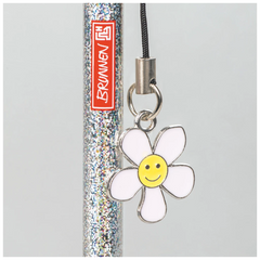 Bleistift Happy Hippie | HB, rund, silber irisierend