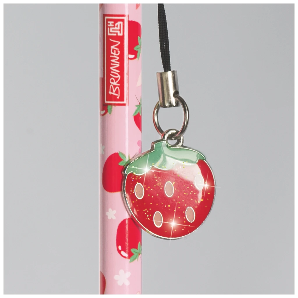 Bleistift Fruity Love | HB, rund, rosa/rot