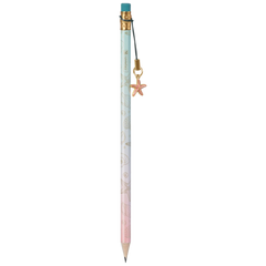 Bleistift Sunny Ocean | HB, rund, gold/mehrfarbig, pastell