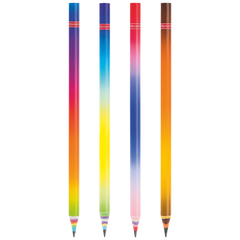 Bleistift „Rainbow Paper“ | HB, rund, sortiert