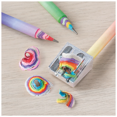 Bleistift „Rainbow Paper“ | HB, rund, sortiert