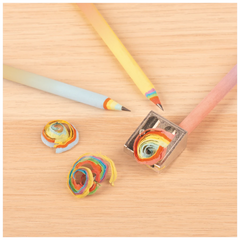 Bleistift „Rainbow Paper pastell“ | HB, rund, sortiert
