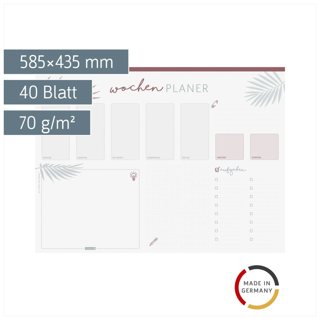 Schreibunterlage „Colours of Marrakech“ | 40 Blatt