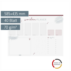 Schreibunterlage „Colours of Marrakech“ | 40 Blatt