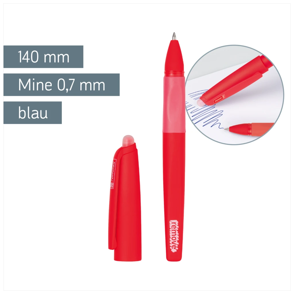 Gelschreiber „REMOVE“ Colour Code radierbar | breit, 0,7 mm, red